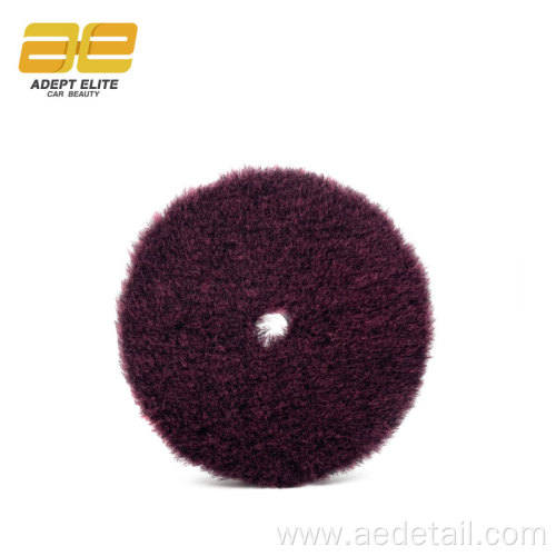 Maroon 5 inch Wool Dual Action Polisher Pas